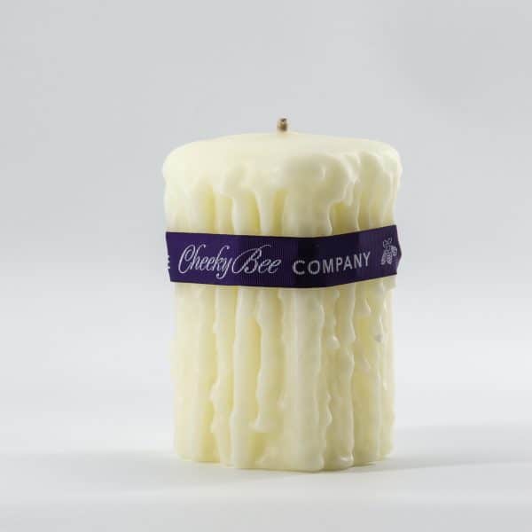 #66 - Square Drip Pillar - Ivory