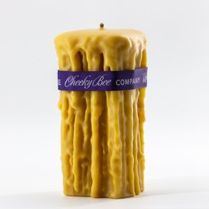 #67 - Square Drip Pillar - Gold