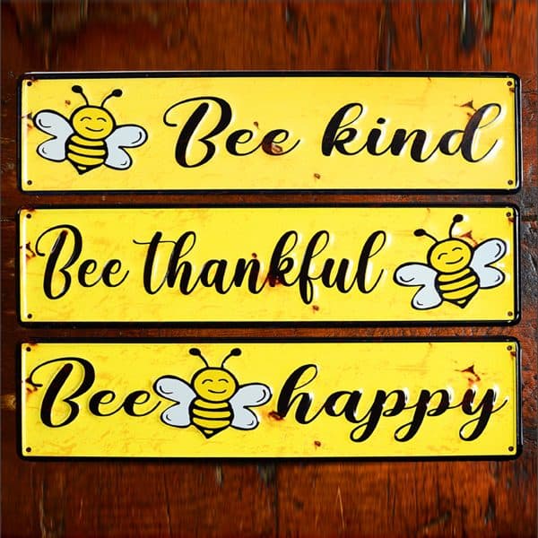 Metal BEE Signs