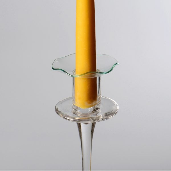 Bobeche Glass Wax Catcher - Image 2