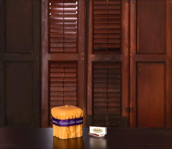 #65 - Square Drip Pillar - Gold - Image 2