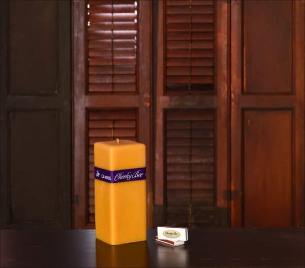 #63 - Square Smooth Pillar - Gold - Image 2