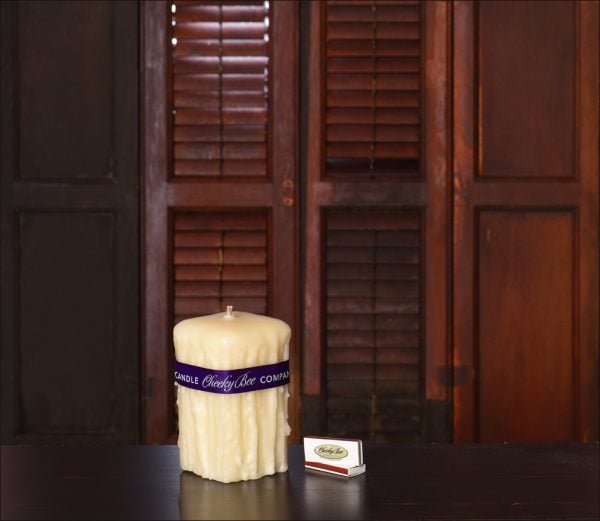 #66 - Square Drip Pillar - Ivory - Image 2