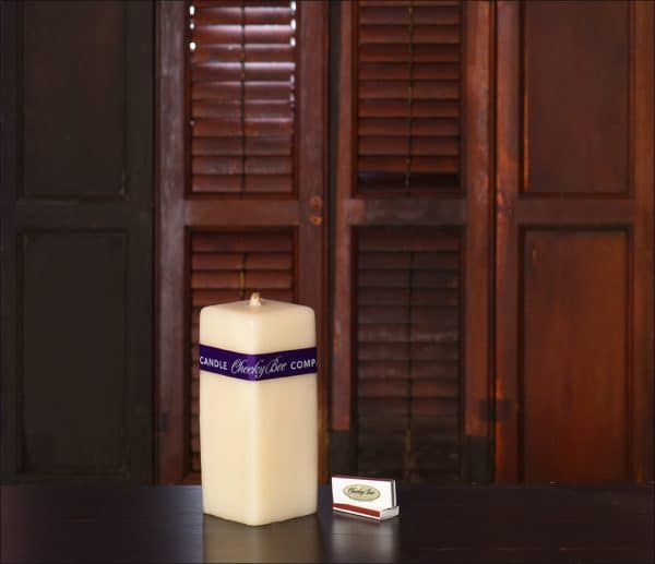 #63 - Square Smooth Pillar - Ivory - Image 2