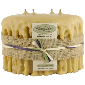 #MW01 - Multi (3) Wick Drip Pillar - Gold
