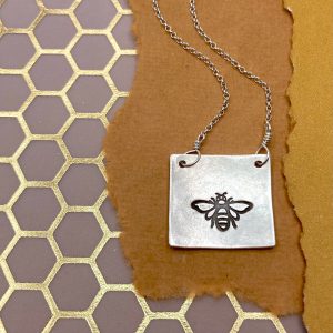 Sterling Silver Honey Bee Chain Necklace