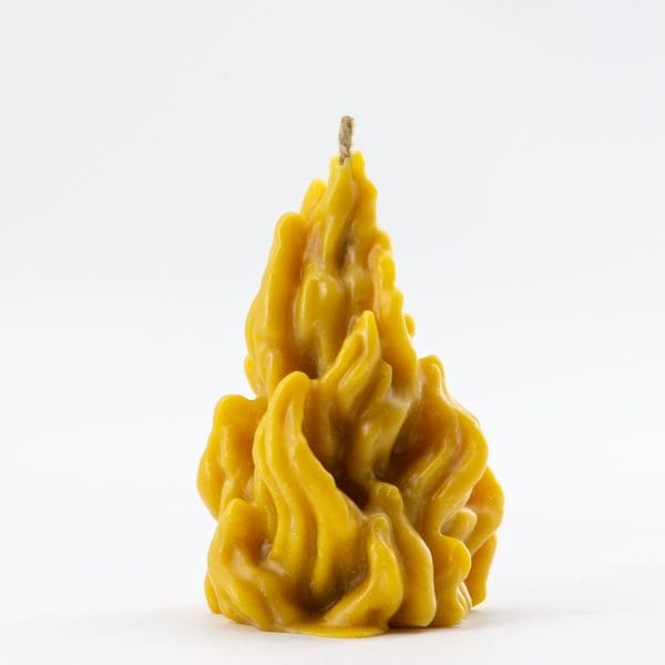 Flame Candle - Gold Small