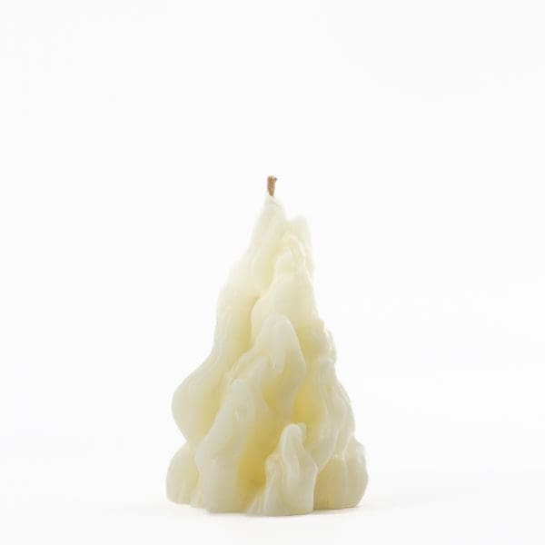 Flame Candle - Ivory Small