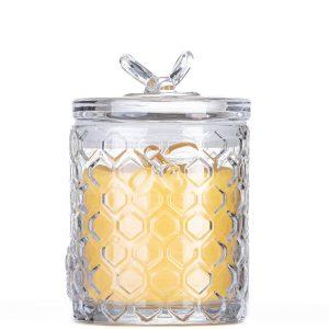 Bee Glass Honeypot
